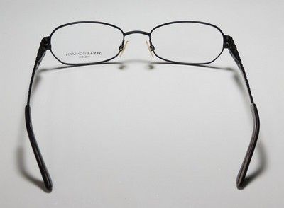 NEW DANA BUCHMAN SYBIL 51 18 130 BLACK/GRAY EYEGLASS/GLASSES/FRAME 