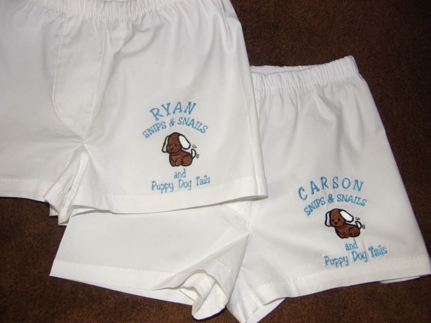 PERSONALIZED Boys Diaper Cover, Baby Boxer Shorts  