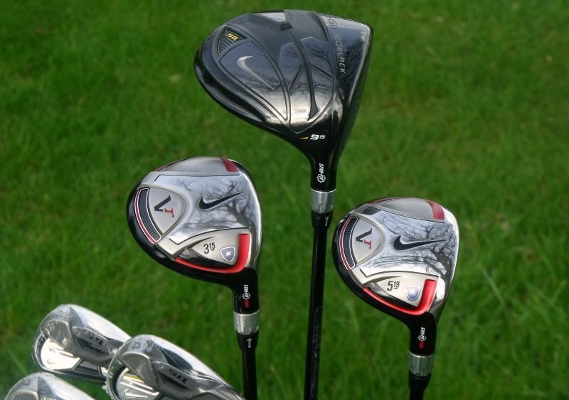 Mens Nike VR Machspeed Regular Flex Complete Set w Irons Driver Woods 