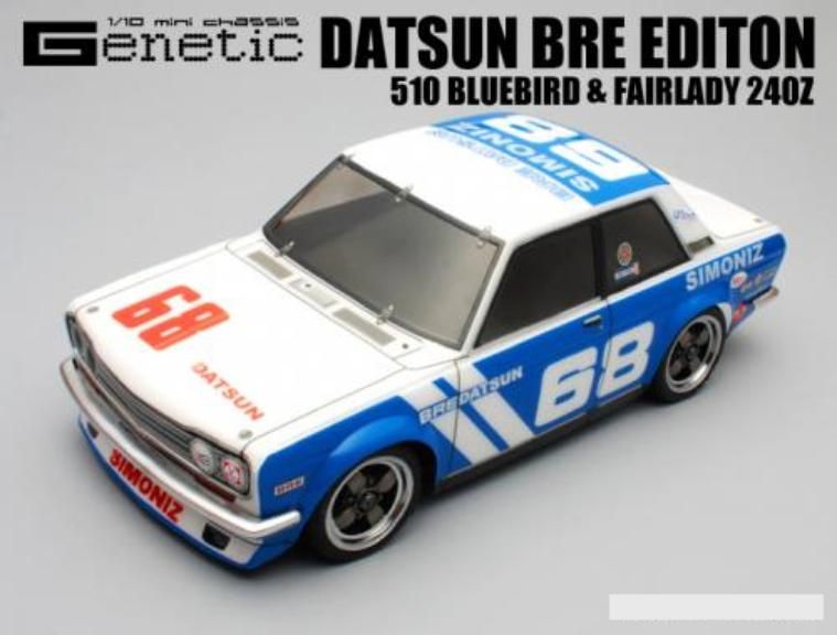 10 RC CAR GENETIC BRE DATSUN 510 BLUEBIRD BRE #68  