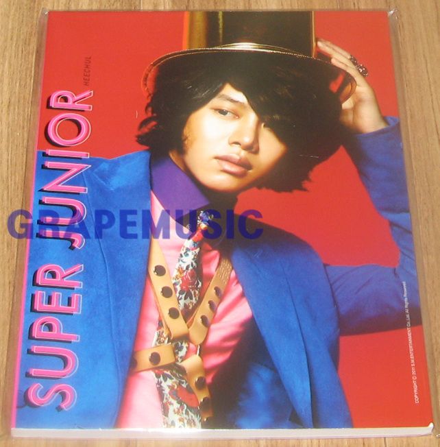 SUPER JUNIOR MR.SIMPLE HEECHUL NOTEBOOK 2011 SM OFFICIAL GOODS  