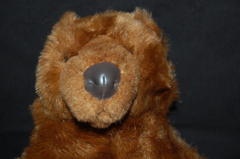 Large 17 Plush Russ Lovey Life Like Kodiak Brown Bear  