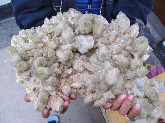 25.9LB NATURAL CITRINE QUARTZ CRYSTAL CLUSTER ORIGINAL  