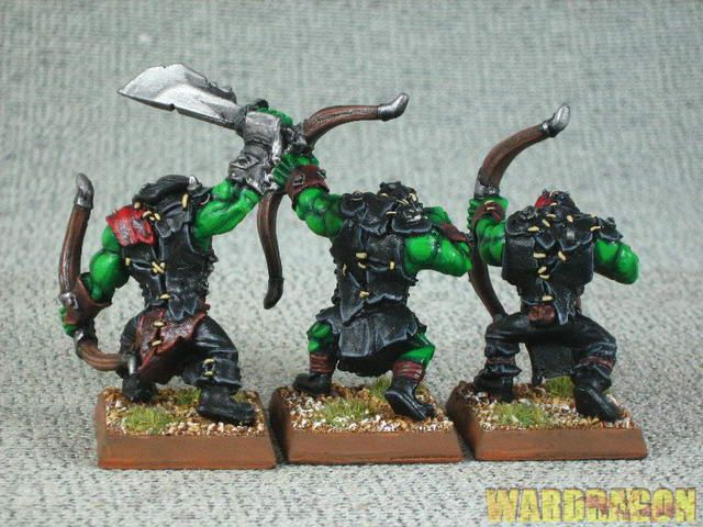 25mm Warhammer WDS Pro painted Orc Arrer Boyz n60  