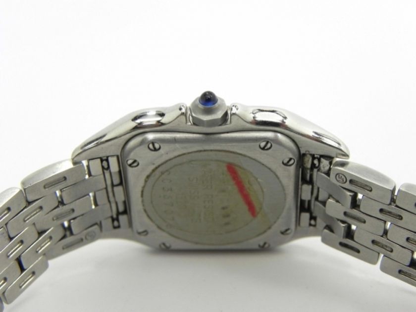 Ladies Cartier Panther S.S. Watch w/ Double Diamond Bezel  