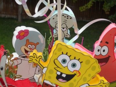 Spongebob Squarepants Bikini Bottom Cake Topper Birthday Party 