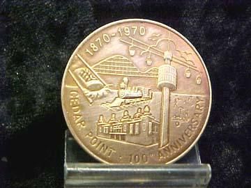 Cedar Point Sandusky Ohio 100th Anniversary Token  10278  