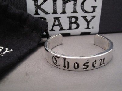 King Baby Chosen Cuff Sterling Silver  