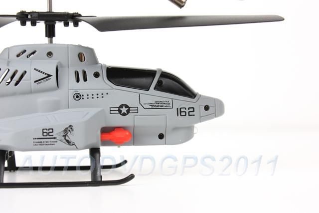 3CH MISSILE LAUNCHING RC Gyro Cobra HELICOPTER U809  