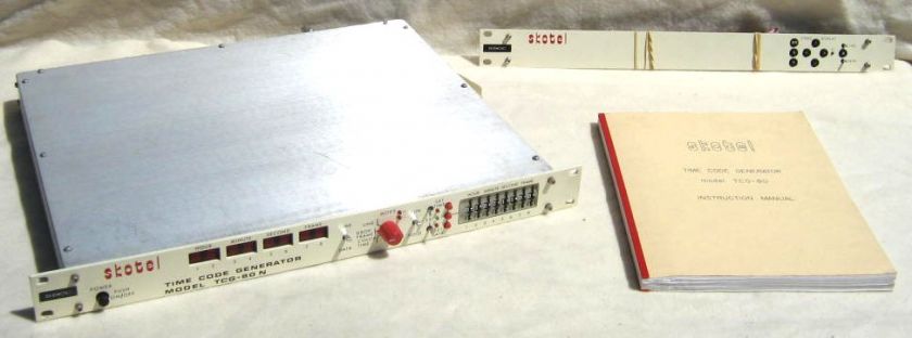 Skotel TCG 80N SMPTE Time Code Generator w/ SDCC Panel  