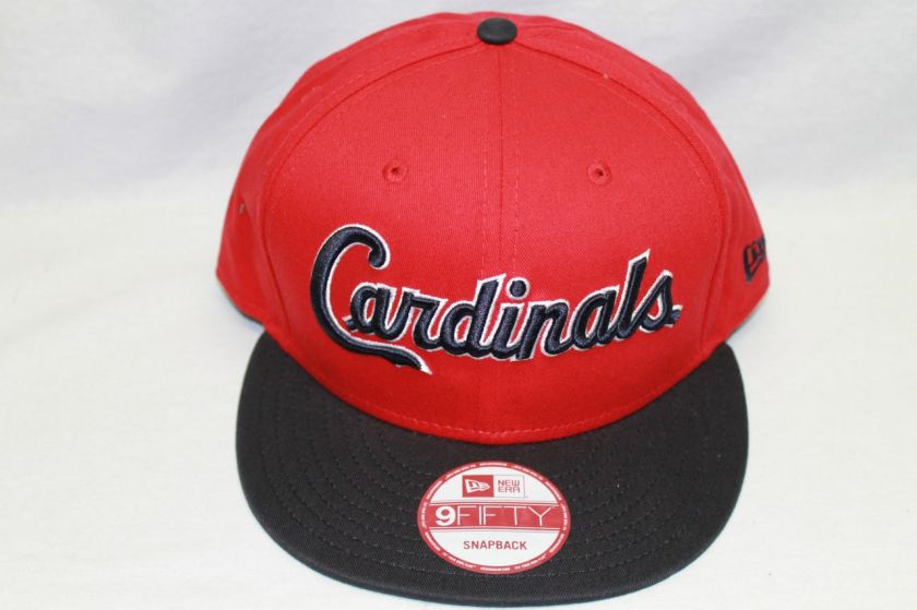 ST. LOUIS CARDINALS NEW ERA NCAA SNAPBACK HAT CAP REVERSE  