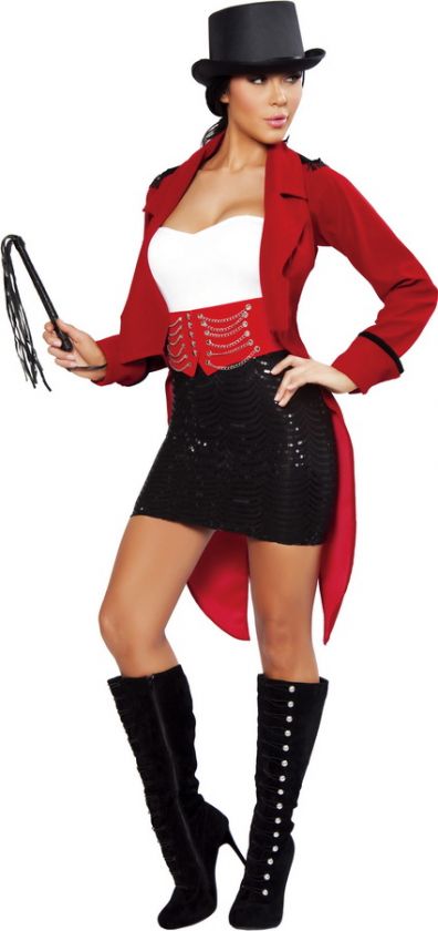 Sexy Deluxe Ringmaster Halloween Costume Women  