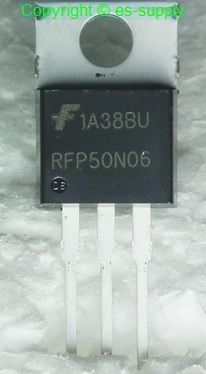 10 X RFP50N06 MOSFET N Ch 60V 50A 22mOhm FAIRCHILD  