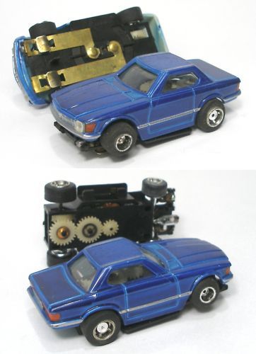 1970s Foreign HO Blue Mercedes 230Sl HO Slot Car NOS  