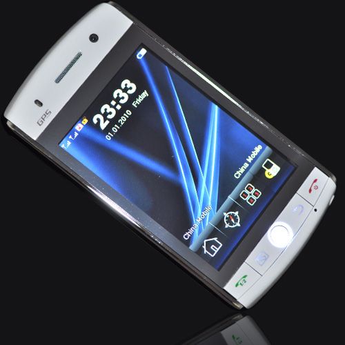 Dual Sim Unlocked Analog TV WIFI GPS Touch Screen Mobile Cell Phone 