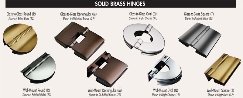 AVAILABLE HINGES