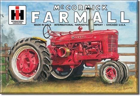 MCCORMICK FARMALL TRACTOR REFRIGERATOR MAGNET NEW  