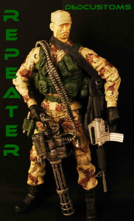 CUSTOM GI JOE MARVEL LEGEND MCFARLANE MILITARY REPEATER  