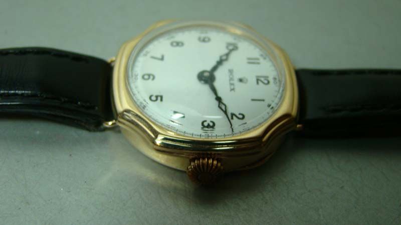 VINTAGE ROLEX WINDING 9K SOLID GOLD 15 RUBIES SWISS LADIES WRIST WATCH 