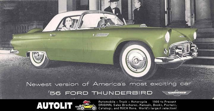 1956 Ford Thunderbird Brochure  