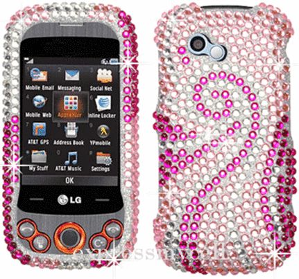 Case Cover for Bell LG RUMOR PLUS GW370 ~ BLING SWIVEL  