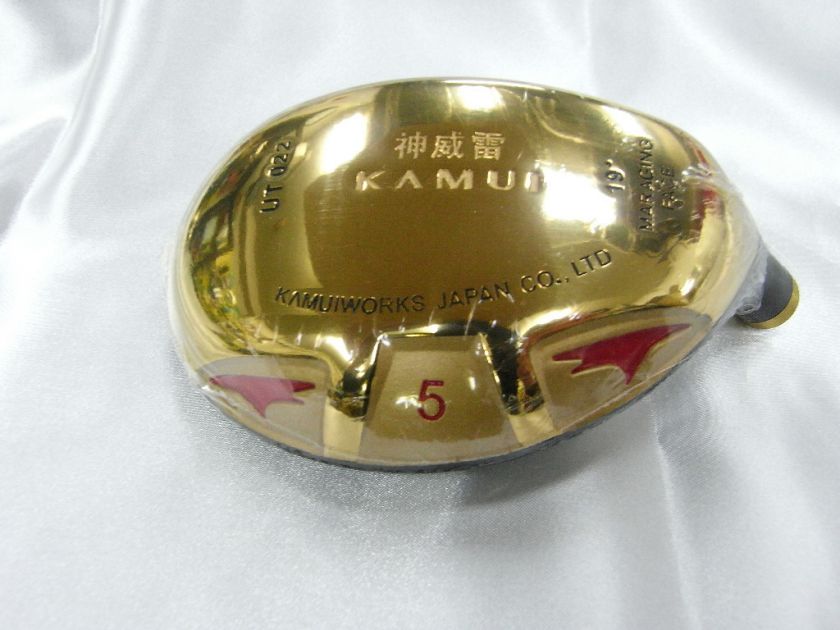 KAMUI WORKS RAY Hybrid GOLD HEAD UT5 19 deg MADE IN JAPAN  