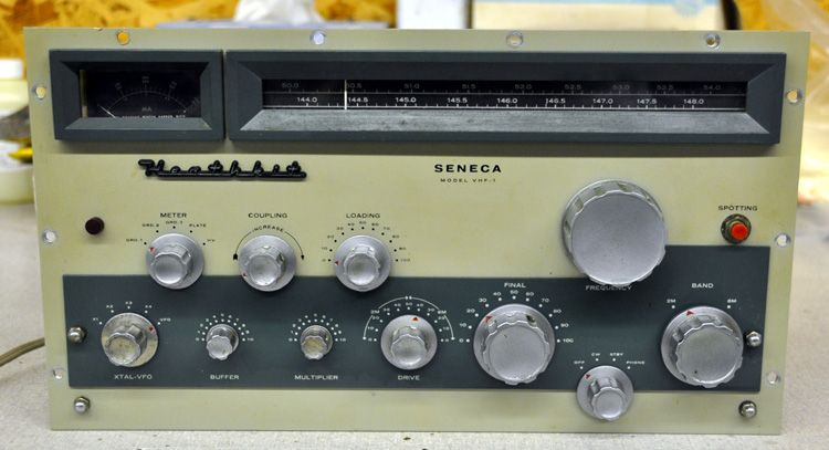 VINTAGE HEATHKIT VHF1 SENECA 6 & 2 METER TRANSMITTER  