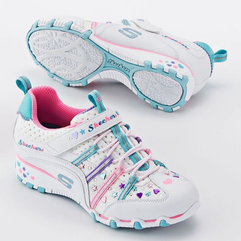 Skechers Pretty Talls Belle Sneakers girls 3, 4, 5 NEW  