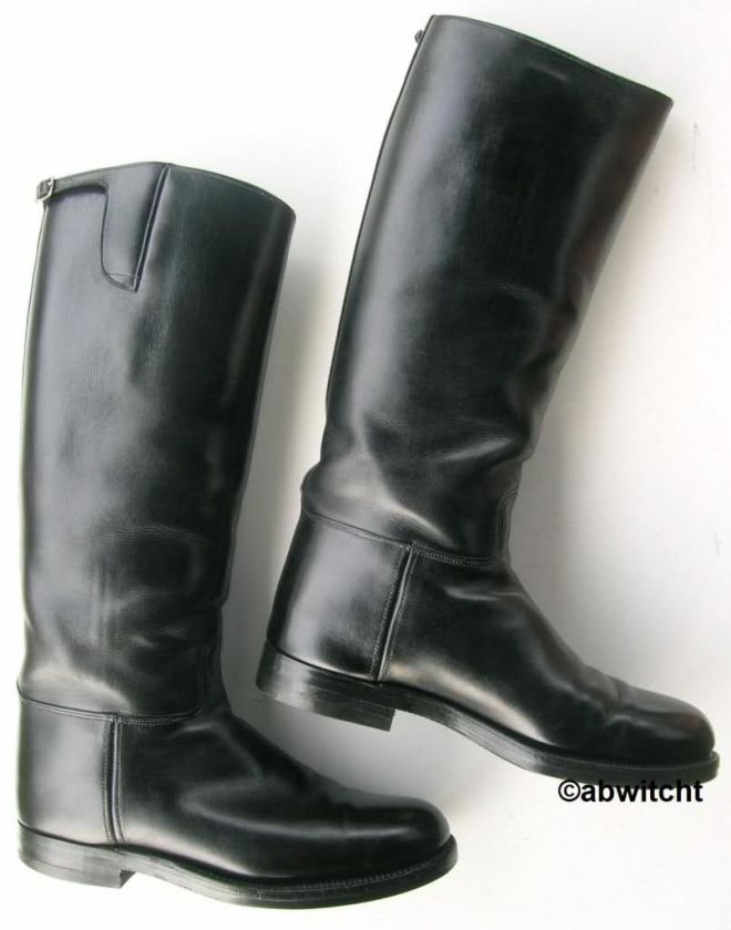 DEHNER POLICE PATROL DRESSAGE MOTORCYCLE RIDING BOOTS FULL CALFSKIN 