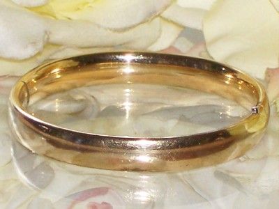 ANTIQUE VINTAGE 1940s 12K GOLD GF ENGRAVED BRACELET  