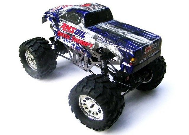 GROUND POUNDER 1/10 RC Electric Monster Truck 4WD 4WS  