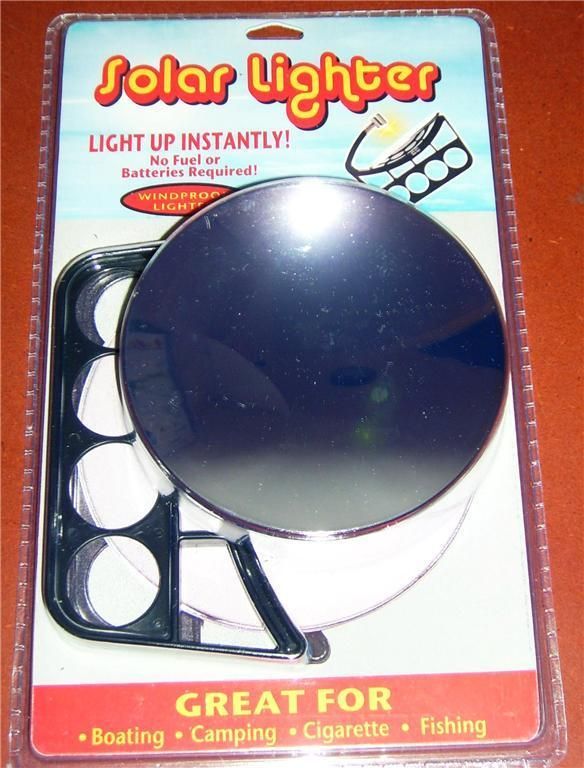   GEAR SOLAR LIGHTER REFLECTOR EMERGENCY dooms day preppers fire  