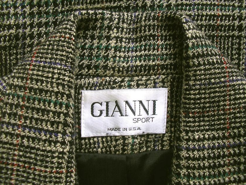 GIANNI SPORT PANTSUIT SILK WOOL 10 NWOT $695 JacketPant  