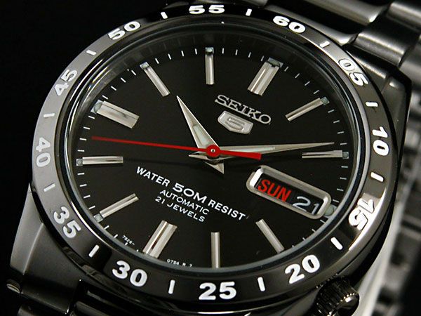 NEW SEIKO AUTOMATIC 21 JEWELS DAY DATE 50M MENS WATCH LTD FREE SHIP 