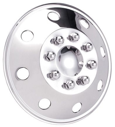 16 Truck Motorhome RV Stainless Wheelcovers Hubcaps  