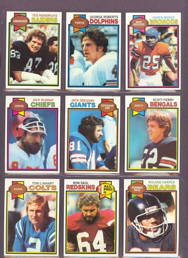 1979 Topps #345 Ted Hendricks Raiders (Mint) *218423  