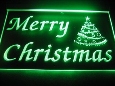 Merry Christmas Logo Beer Bar Pub Store Neon Light Sign Neon B552 