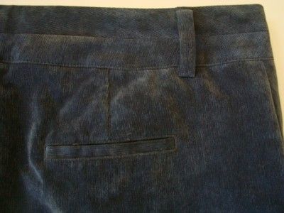 coldwater creek olive drab velvet cord straight leg pants