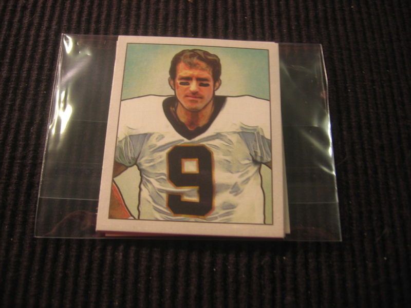 2011 TOPPS NEW ORLEANS SAINTS 1950 BOWMAN MINI TEAM SET  