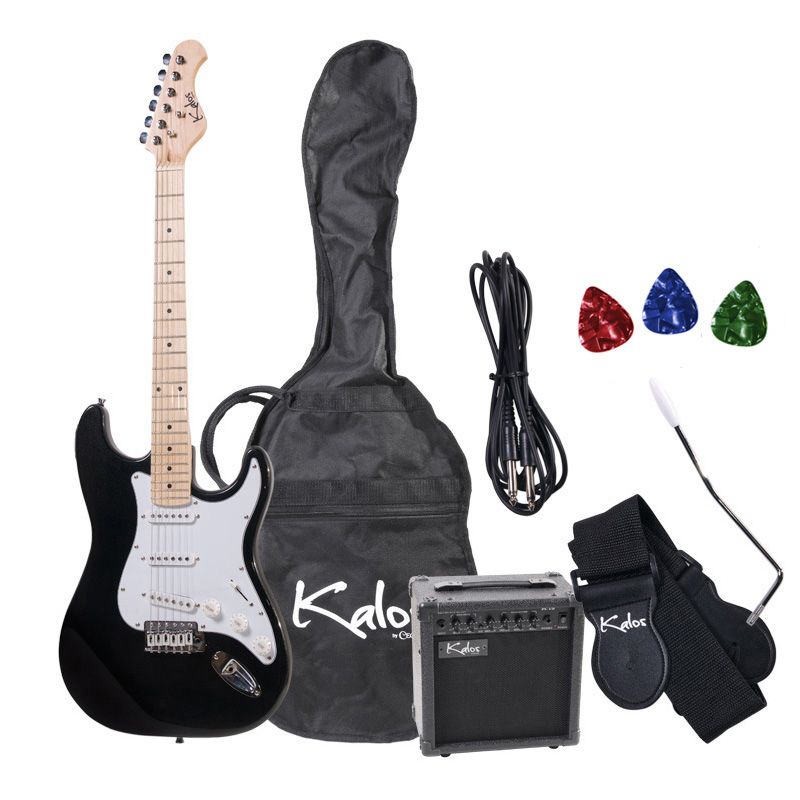 Kalos Electric Guitar Pack 39 Full Size w/ 15W AMP  