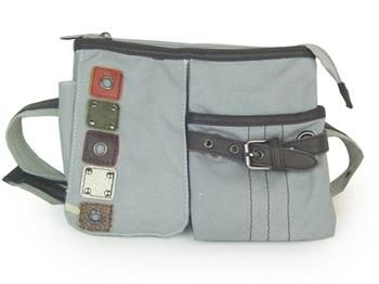 Fashion Womans/Mans Canvas Fanny Waist Bag Removable Strap Messenger 