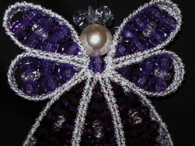 HANDMADE ANGEL BEADED ORNAMENT DECORATION PERFECT GIFT  