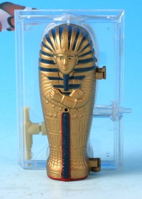 Egyptian Mummy Sarcophagi Bubbling Aquarium Ornament  