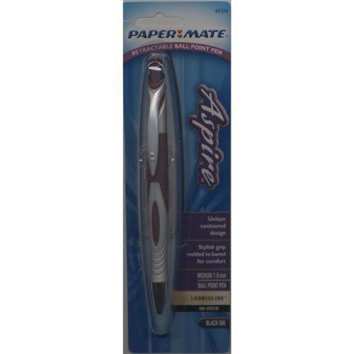 Papermate Aspire Trans Blue Retractable Ball Point Pen 071641465145 