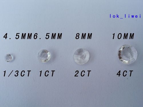 1000 4.5mm Blue Wedding Diamond Confetti Decoration  