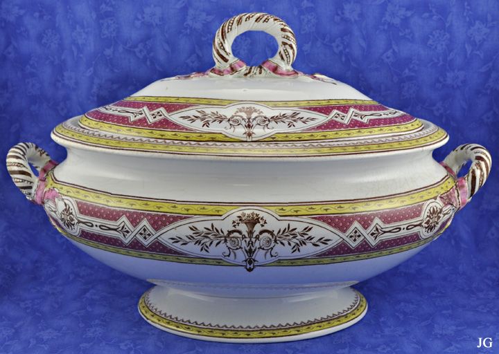 Copeland & Sons Soup Tureen Venetia Antique  