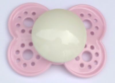 Reborn Putty Pacifier, Pink and White ~MAM~  