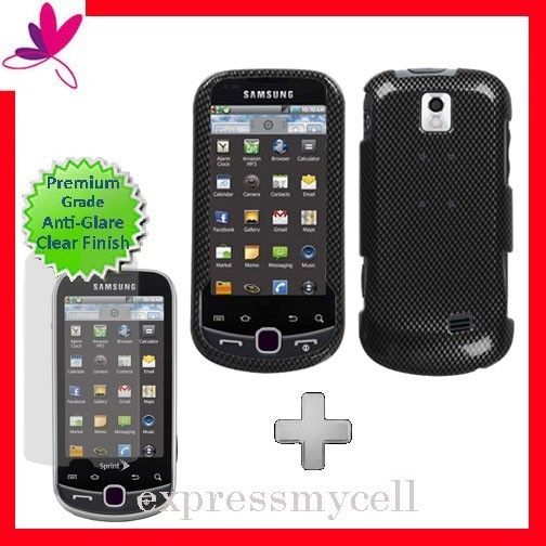 Screen + CF Case Cover VIRGIN MOBILE SAMSUNG INTERCEPT  