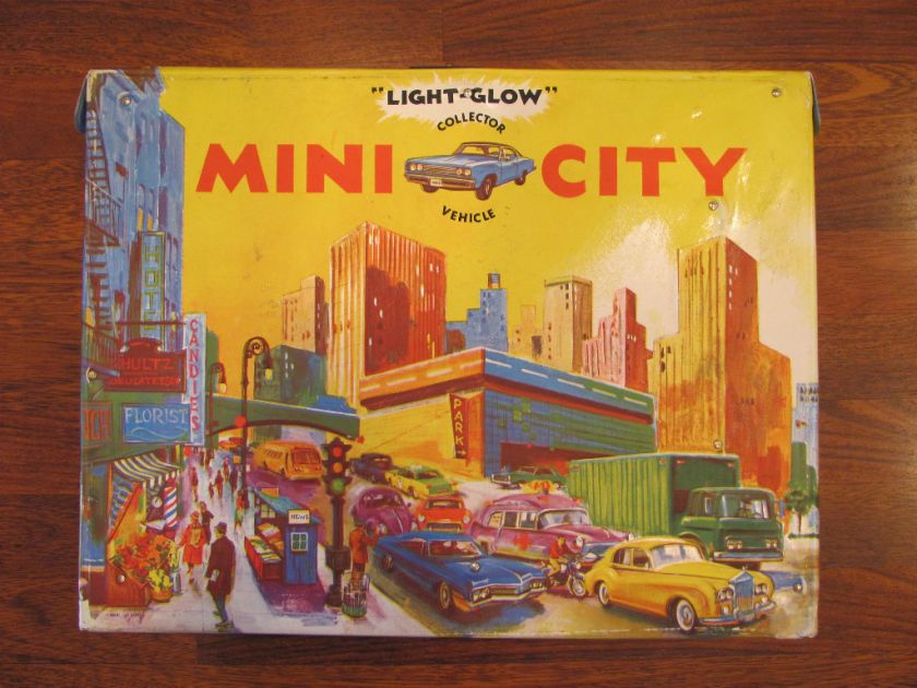 RARE Ideal Light Glow Mini City Hotwheels Suitcase  