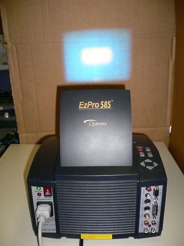 CTX Optoma EzPro 585 LCD Projector w/Manual,Remote,  